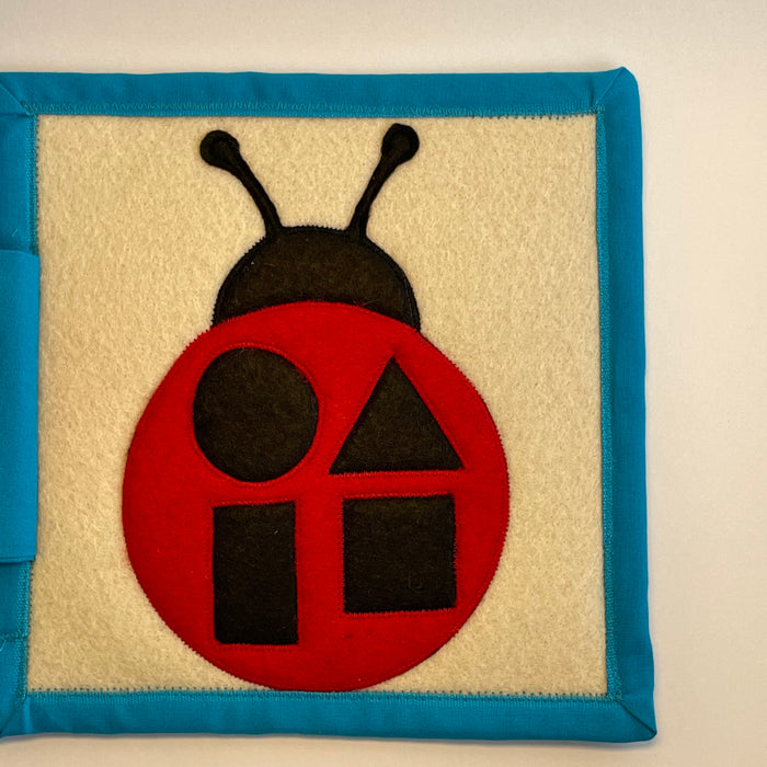 Ladybug Geometrical Shape Matching Page for 12-36 months