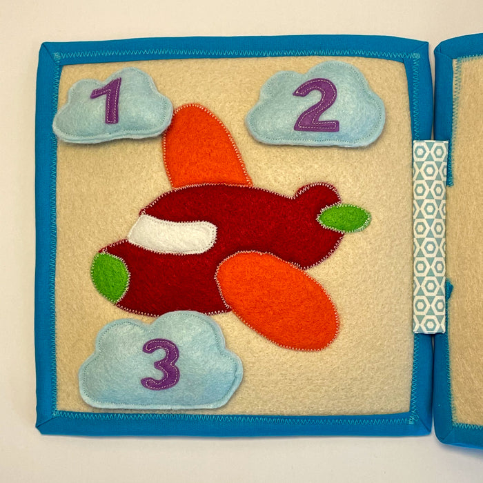 Airplane - Counting and Basic Literacy Page for 12-36 months