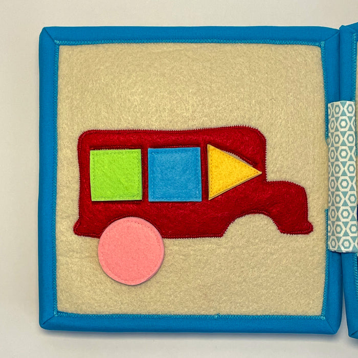 Bus - Geometrical Shape Matching Page for 12-36 months